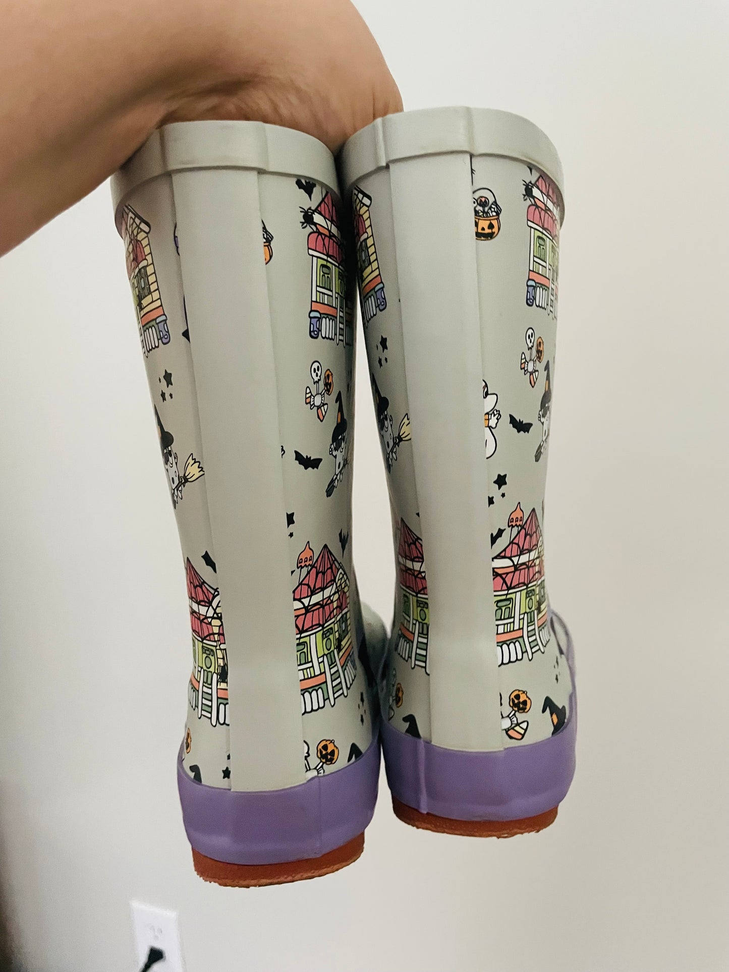 Ready to ship-Candy Run Kids Rain Boots