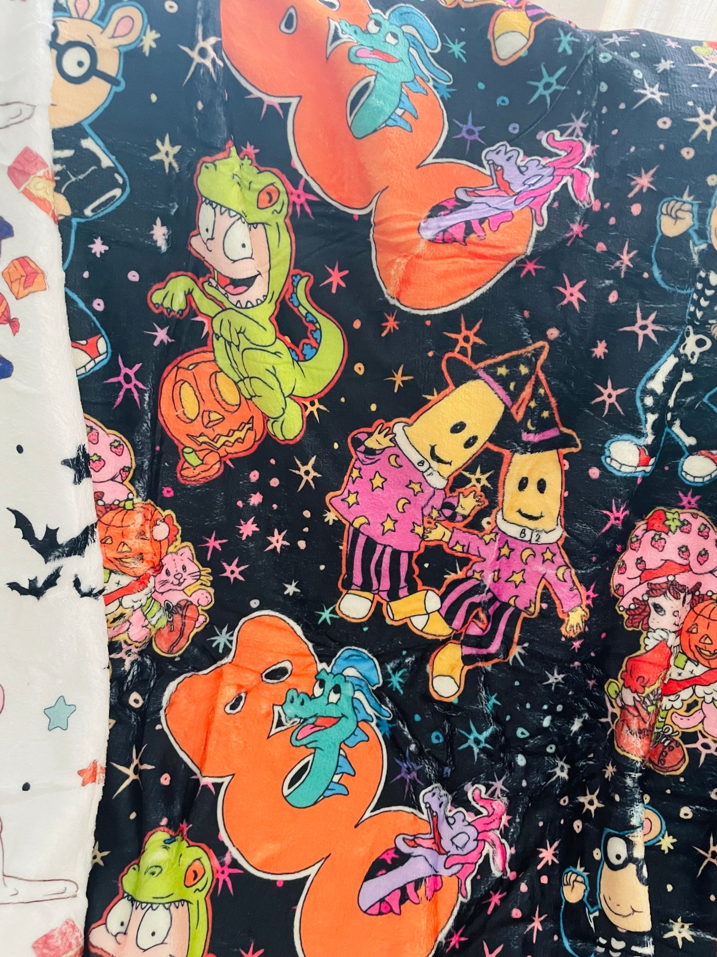 Spooktacular Cartoons Minky Blanket Exclusive *