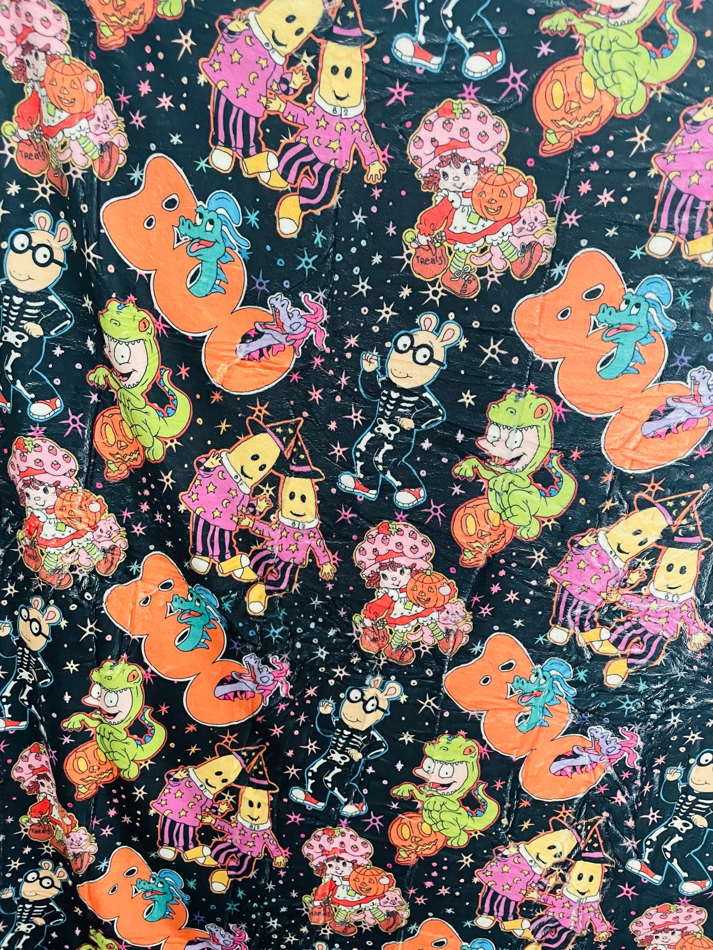 Spooktacular Cartoons Minky Blanket Exclusive *
