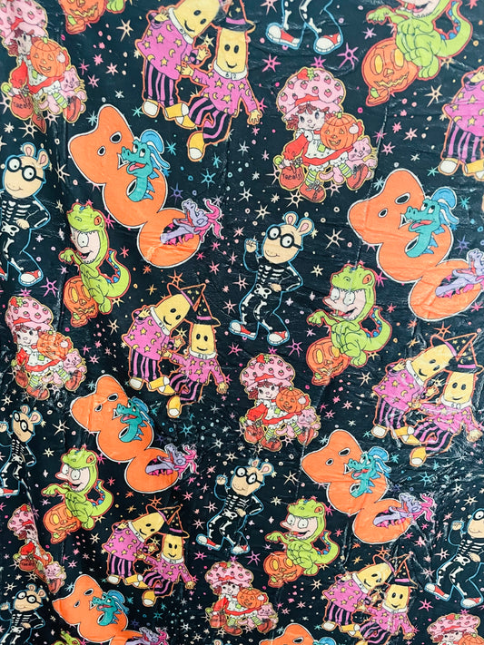 Spooktacular Cartoons Minky Blanket Exclusive *