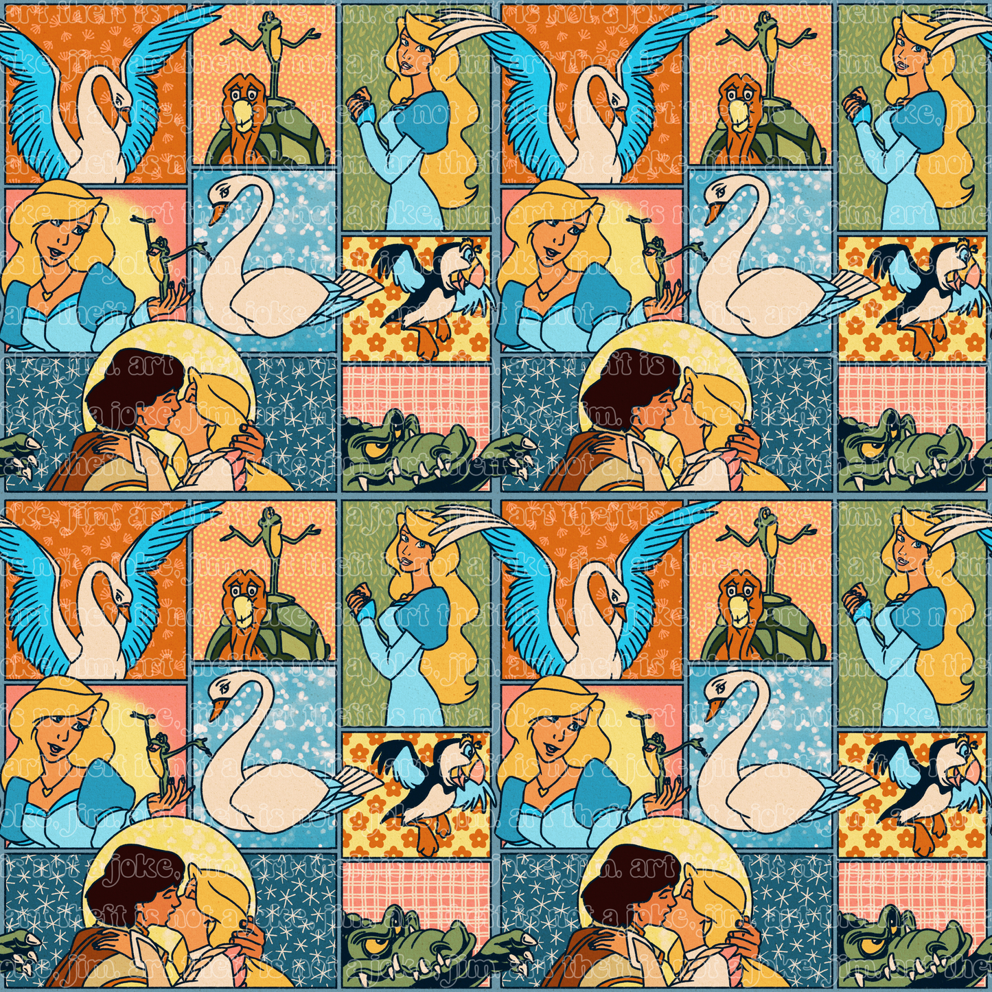 **Preorder Minky Blanket - Swan Princess