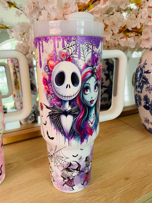 Glow in the Dark-Christmas Nightmare Stainless Steel Cup 40oz