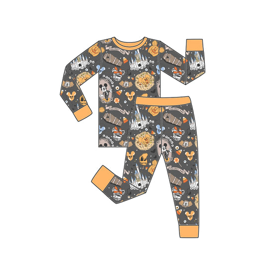 Kids Long Sleeves Jammies - Not so Scary