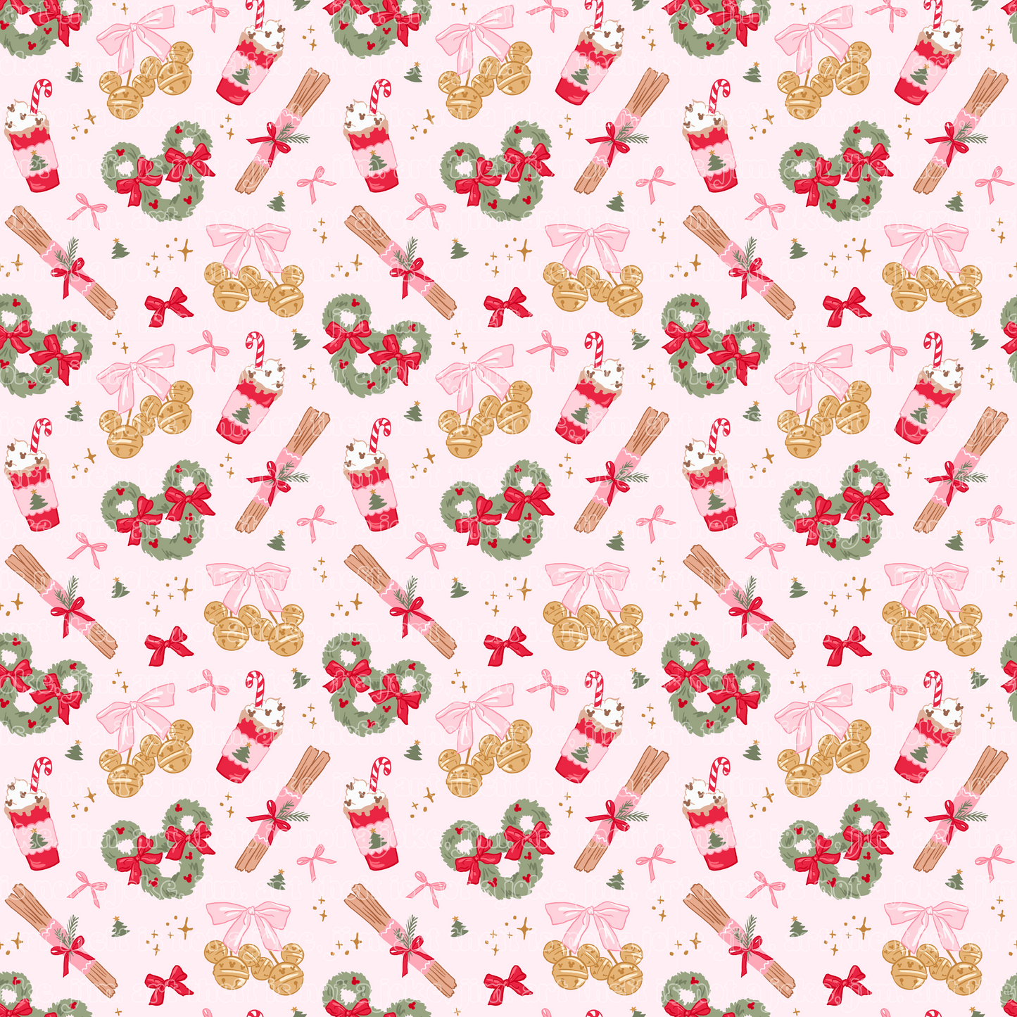 **Preorder Minky Blanket - Pink Christmas
