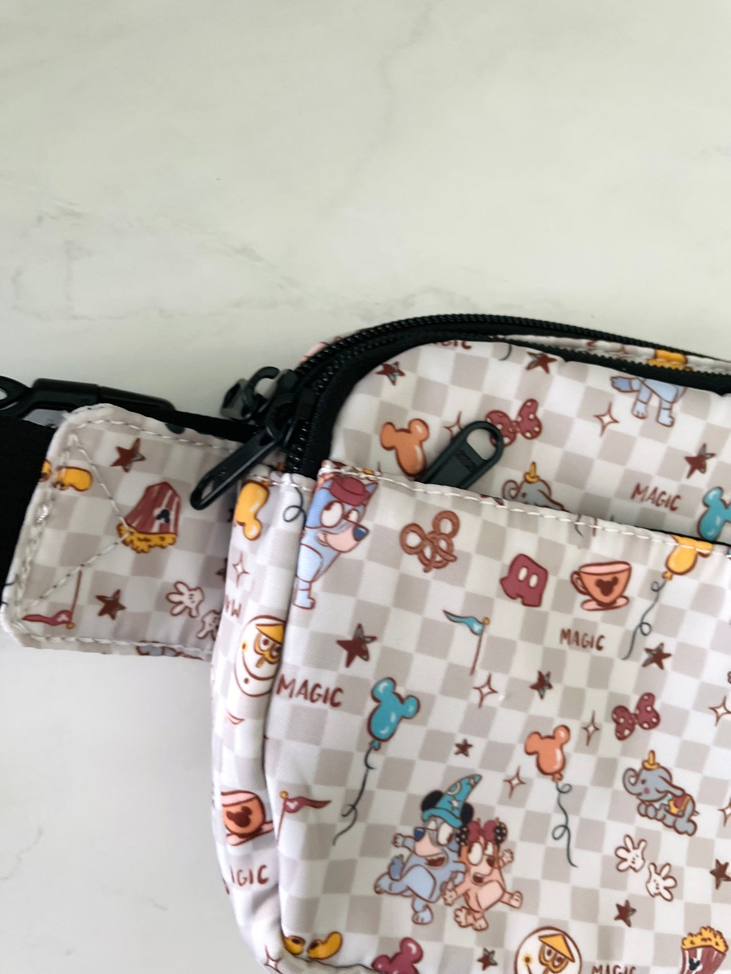 Park Day Checkers Fanny Bag