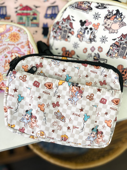 Park Day Checkers Fanny Bag