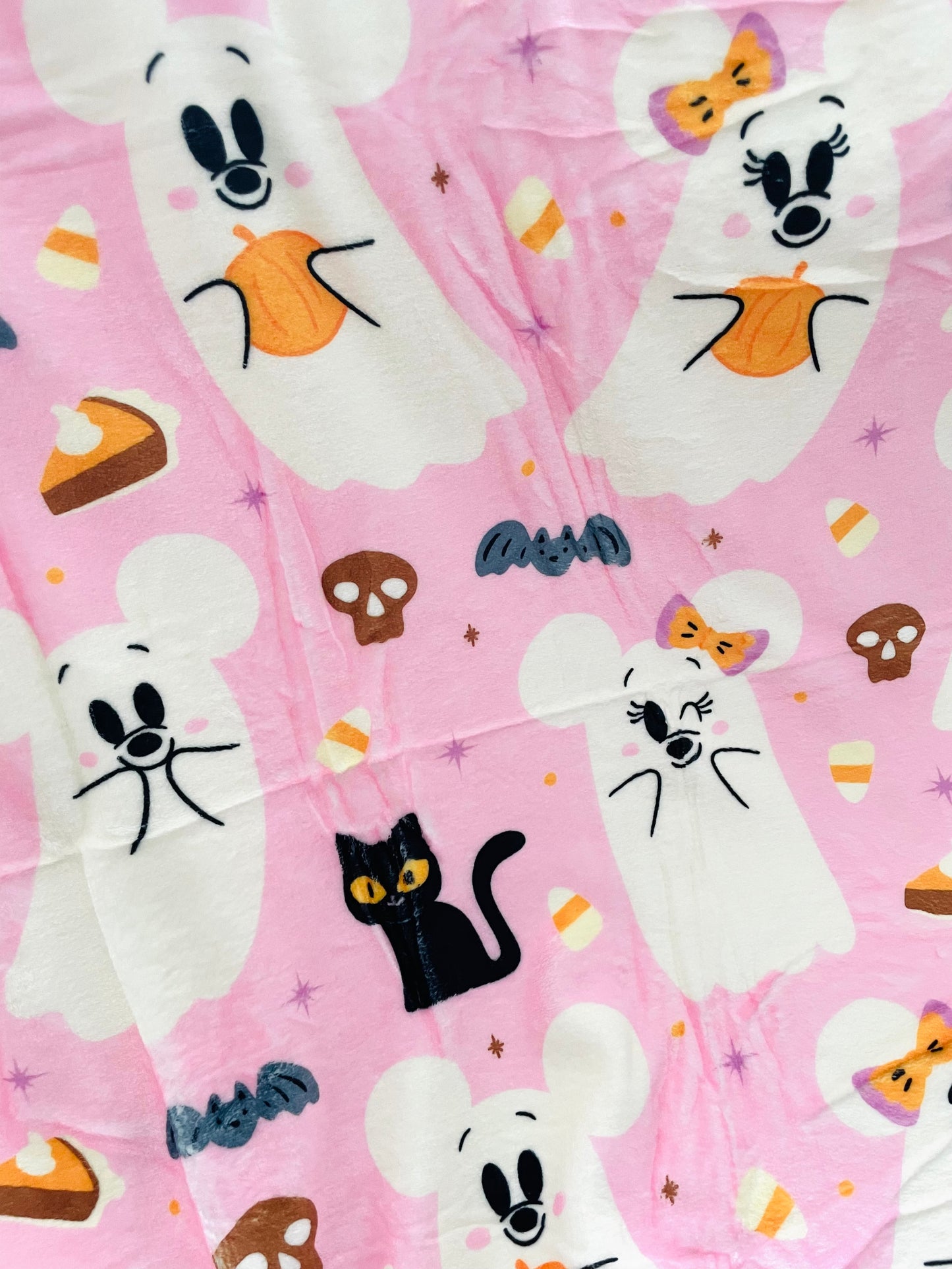 Minky Blanket - Friendly Ghouls
