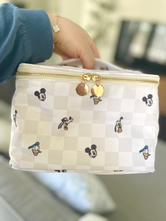 Fab 4 Open Top Makeup Pouch