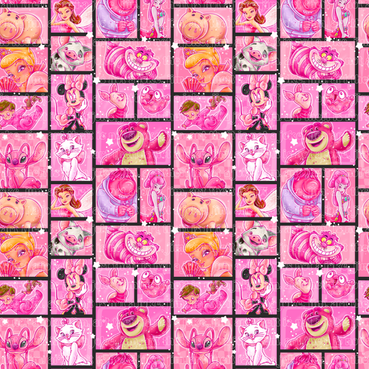 **Preorder Minky Blanket - Colorblock Pink