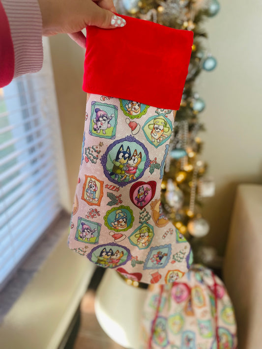 Favorite Puppies Christmas Stocking