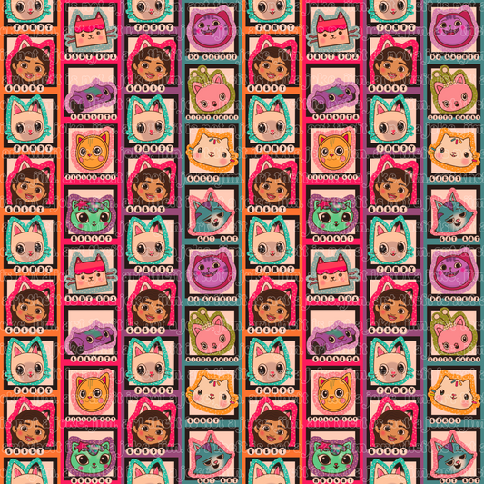 **Preorder Minky Blanket - Gabby Dollhouse