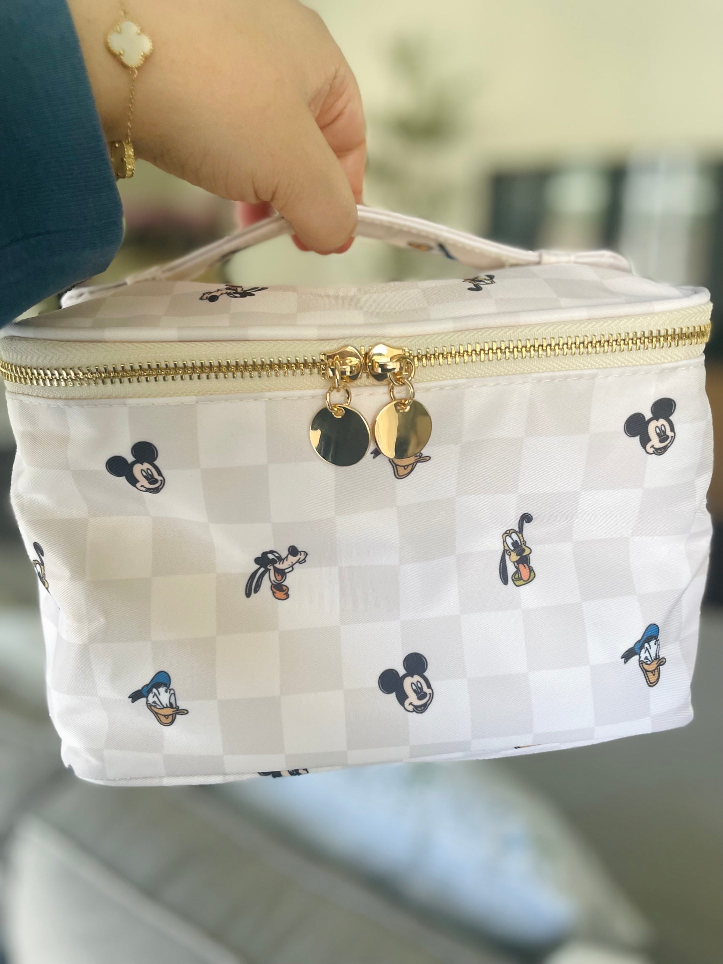 Fab 4 Open Top Makeup Pouch