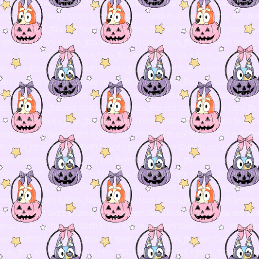 Bows and Pumpkins Minky Blanket