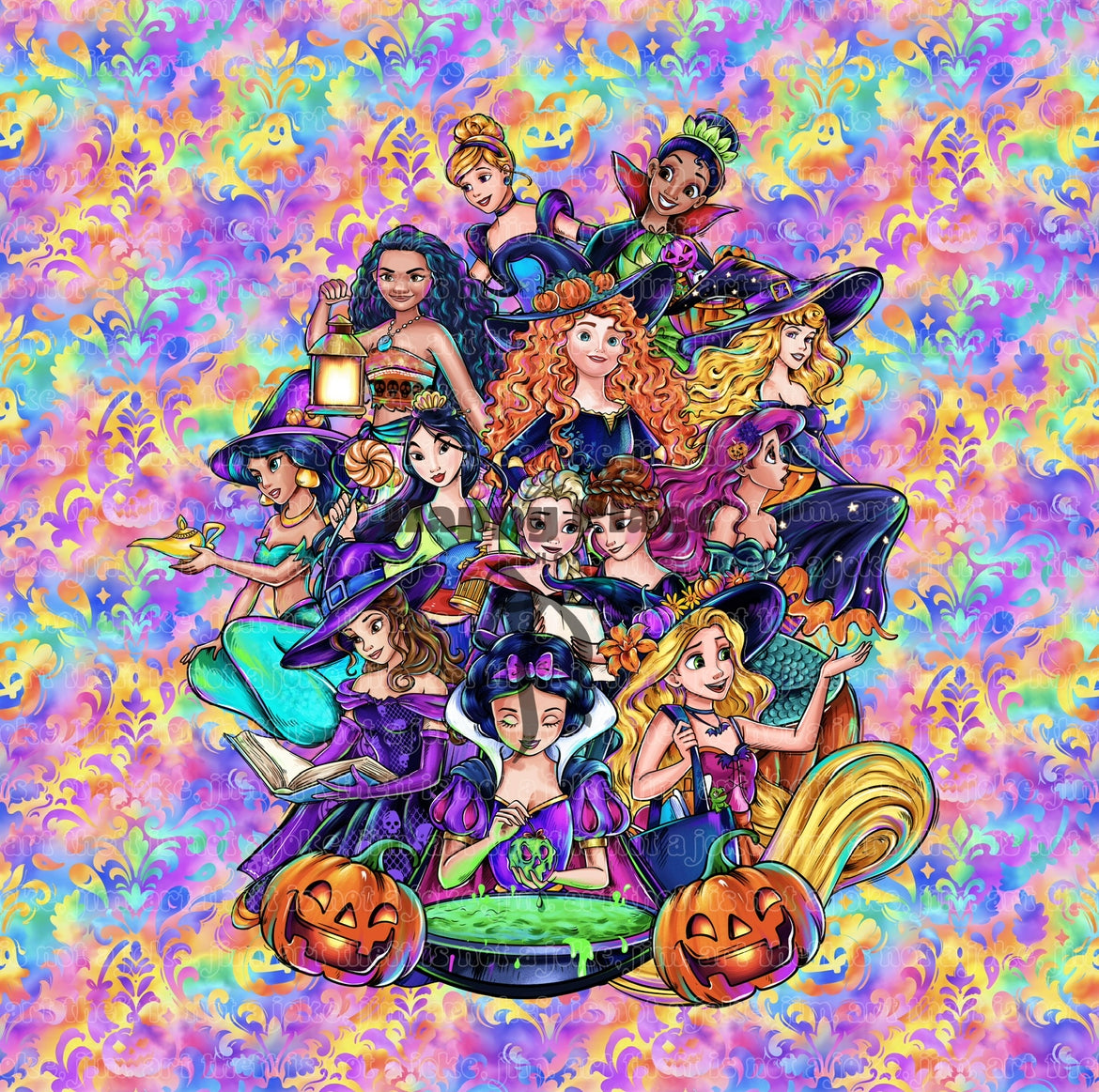 Minky Blanket - Hocus Pocus Princess