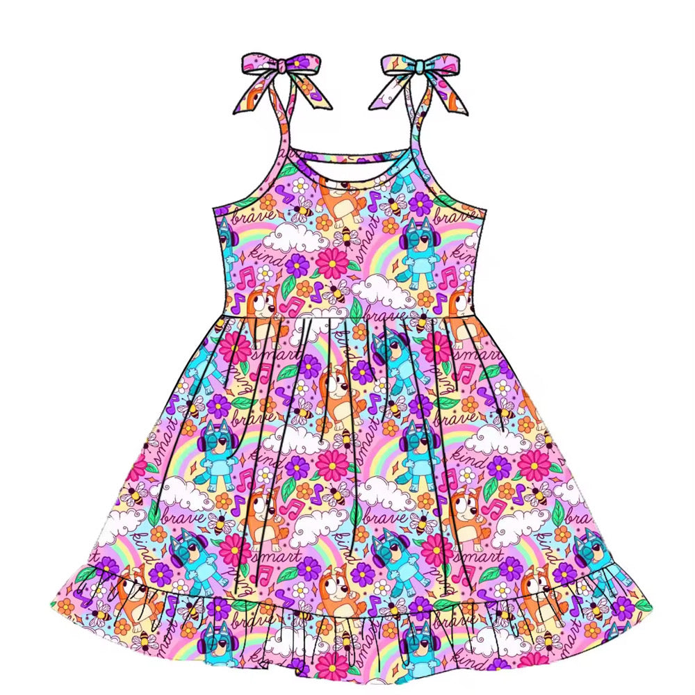I am Brave Twirly Dress