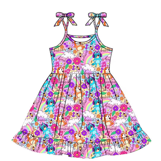 I am Brave Twirly Dress